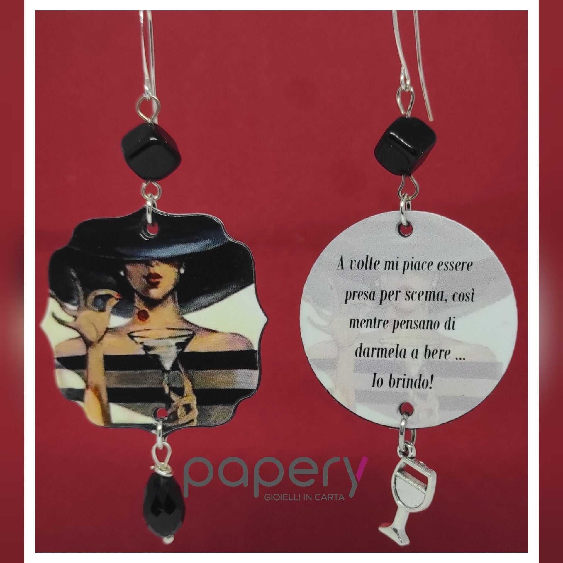 A volte mi piace essere presa per scema, così mentre pensano di darmela a bere... Io brindo