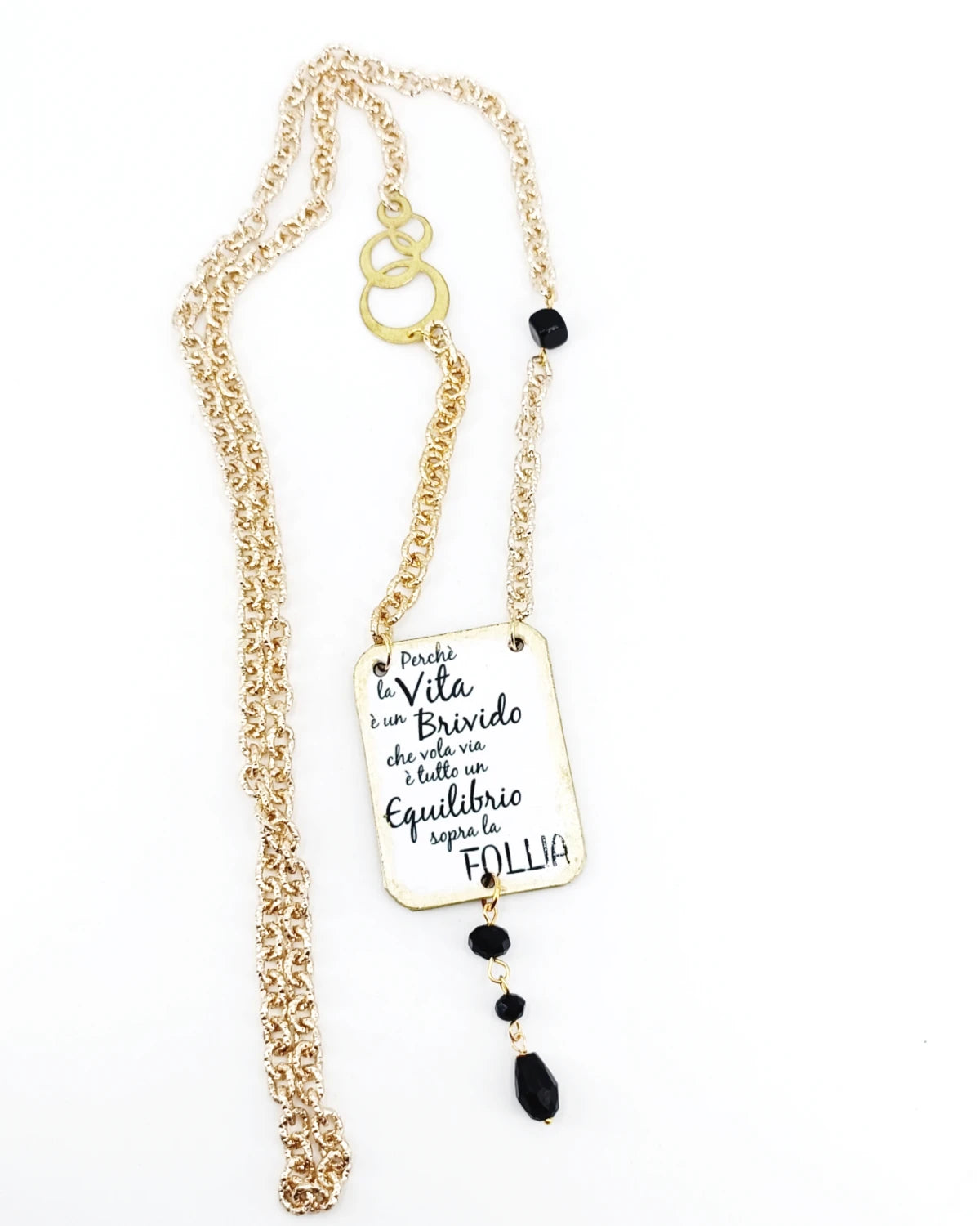 Collana La vita è un brivido che vola via è tutto un equilibrio sopra la follia