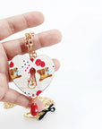Collana Serratura e chiave su mano