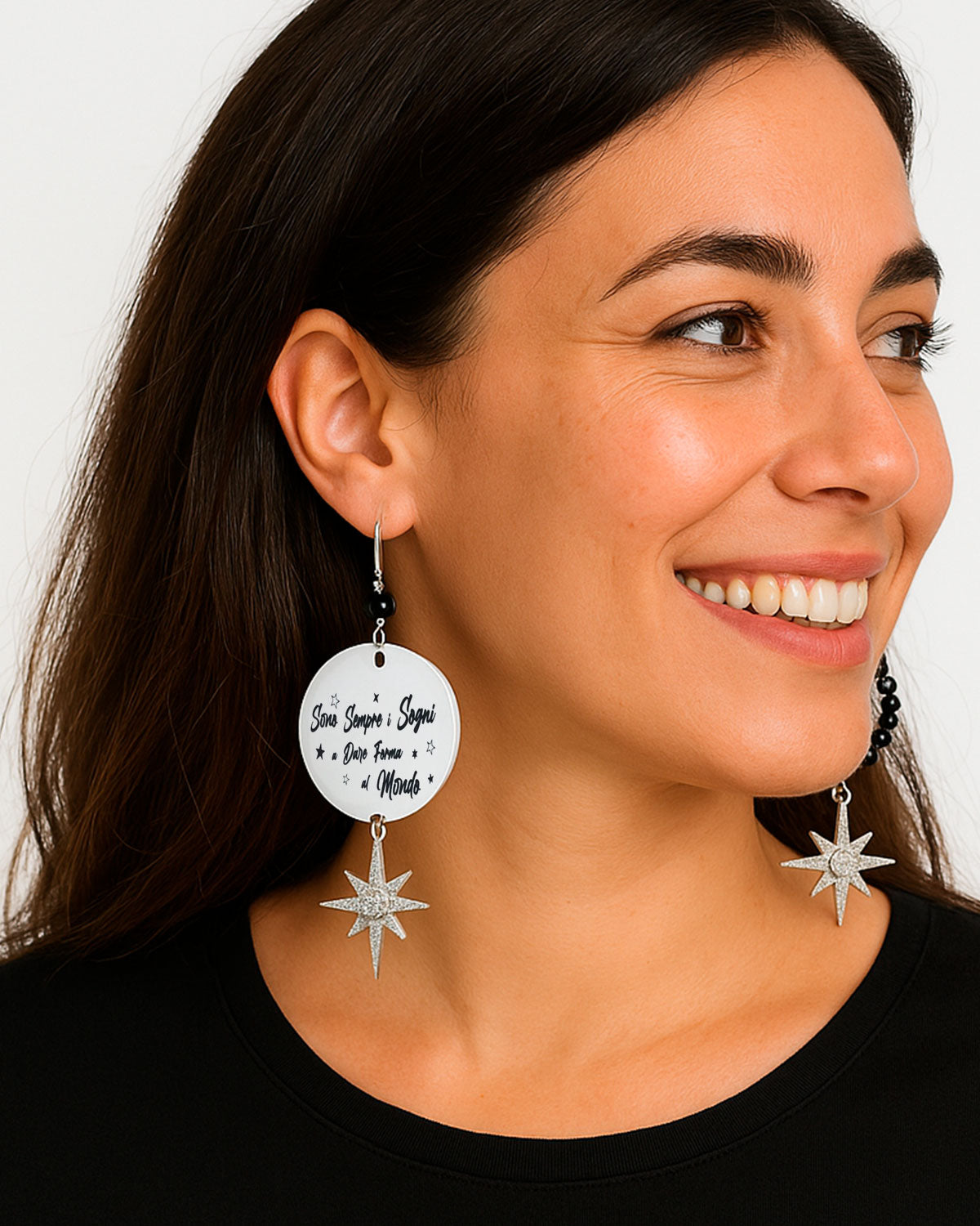 Orecchini di carta I sogni danno forma al mondo