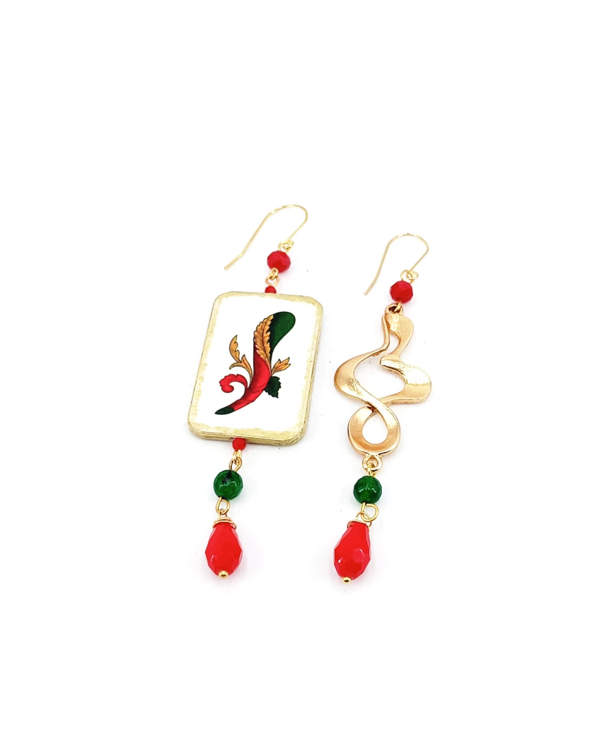 Orecchini Asso di bastoni