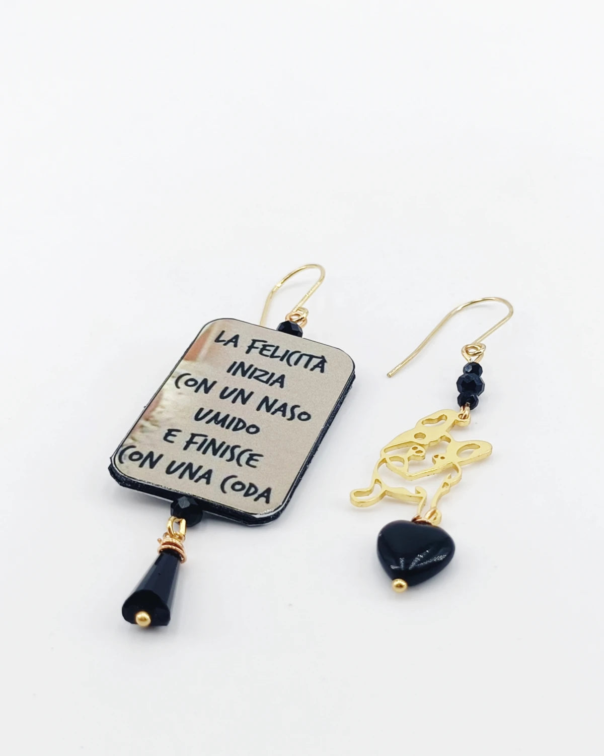 Orecchini Bulldog francese