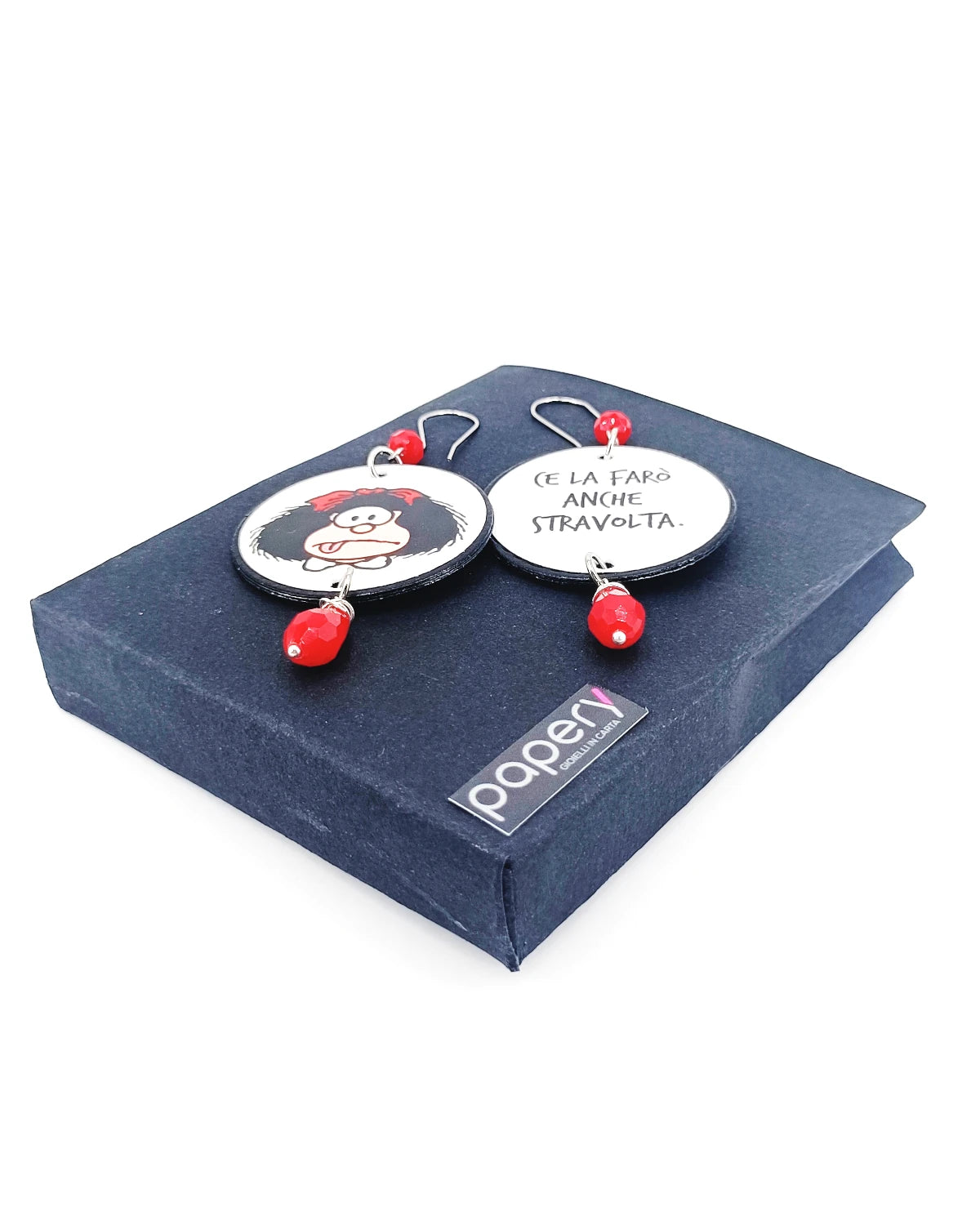 Orecchini Ce la farò anche stravolta