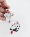 Orecchini La bambina col palloncino di Banksy