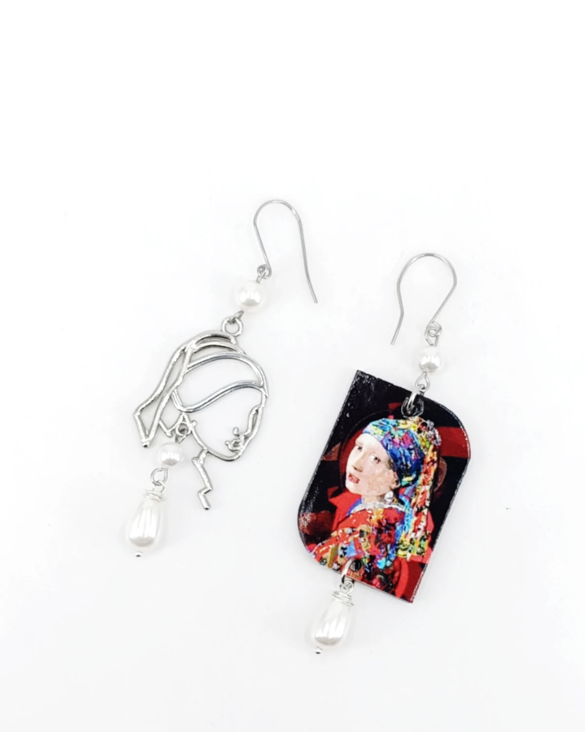 Orecchini La ragazza col turbante di carta