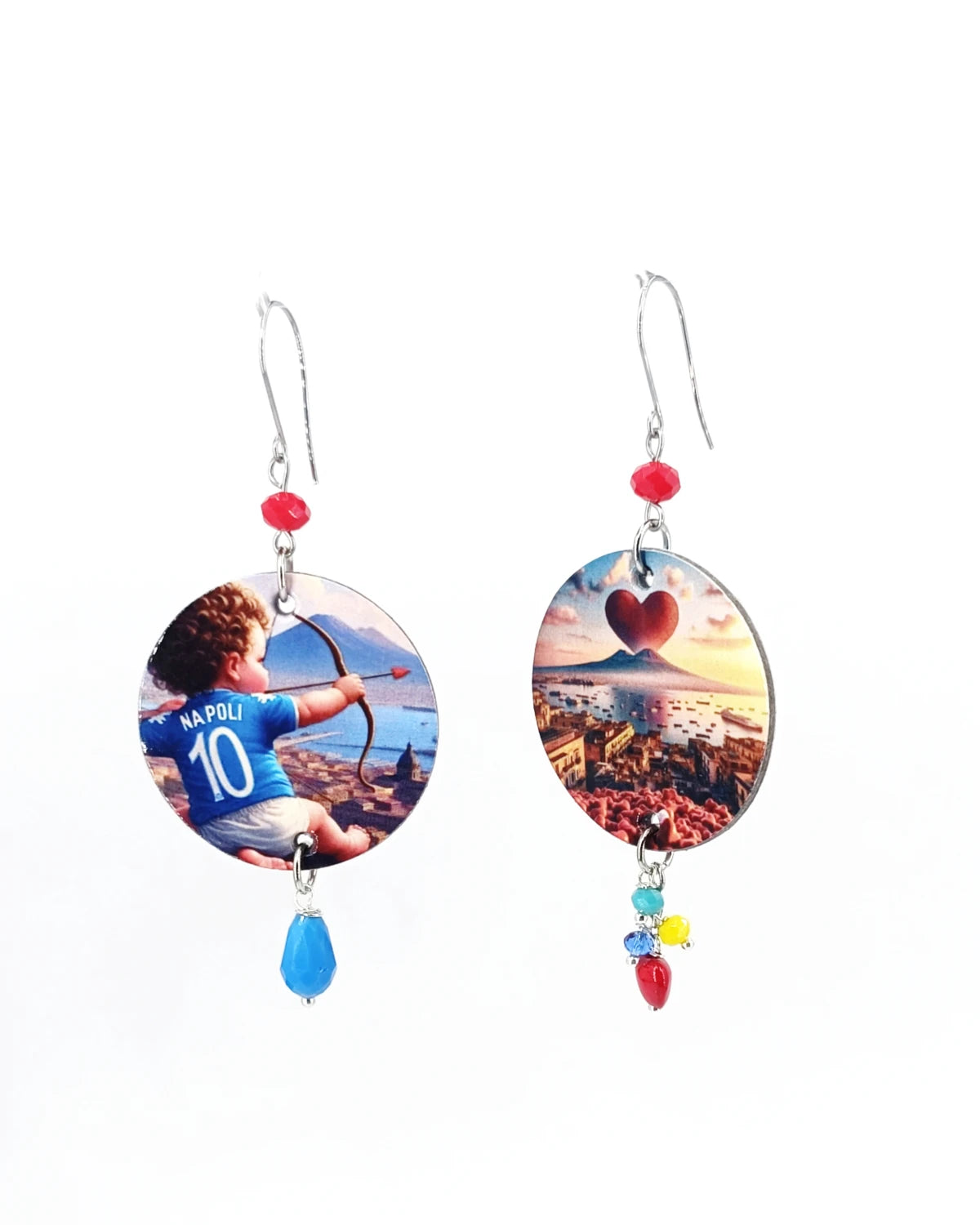 Orecchini Napoli è mille culure di carta