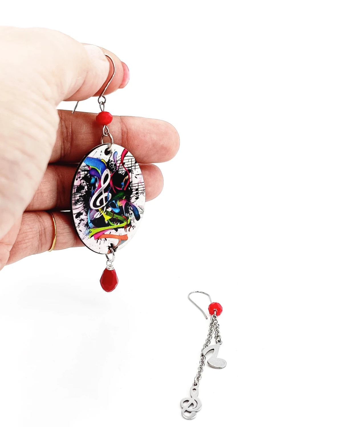 Orecchini Note musicali e chiave di sol