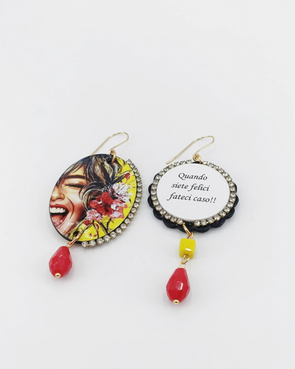 Orecchini Quando siete felici fateci caso