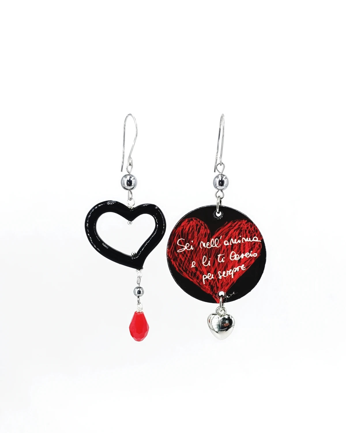 Orecchini Sei nell'anima e li ti lascio per sempre