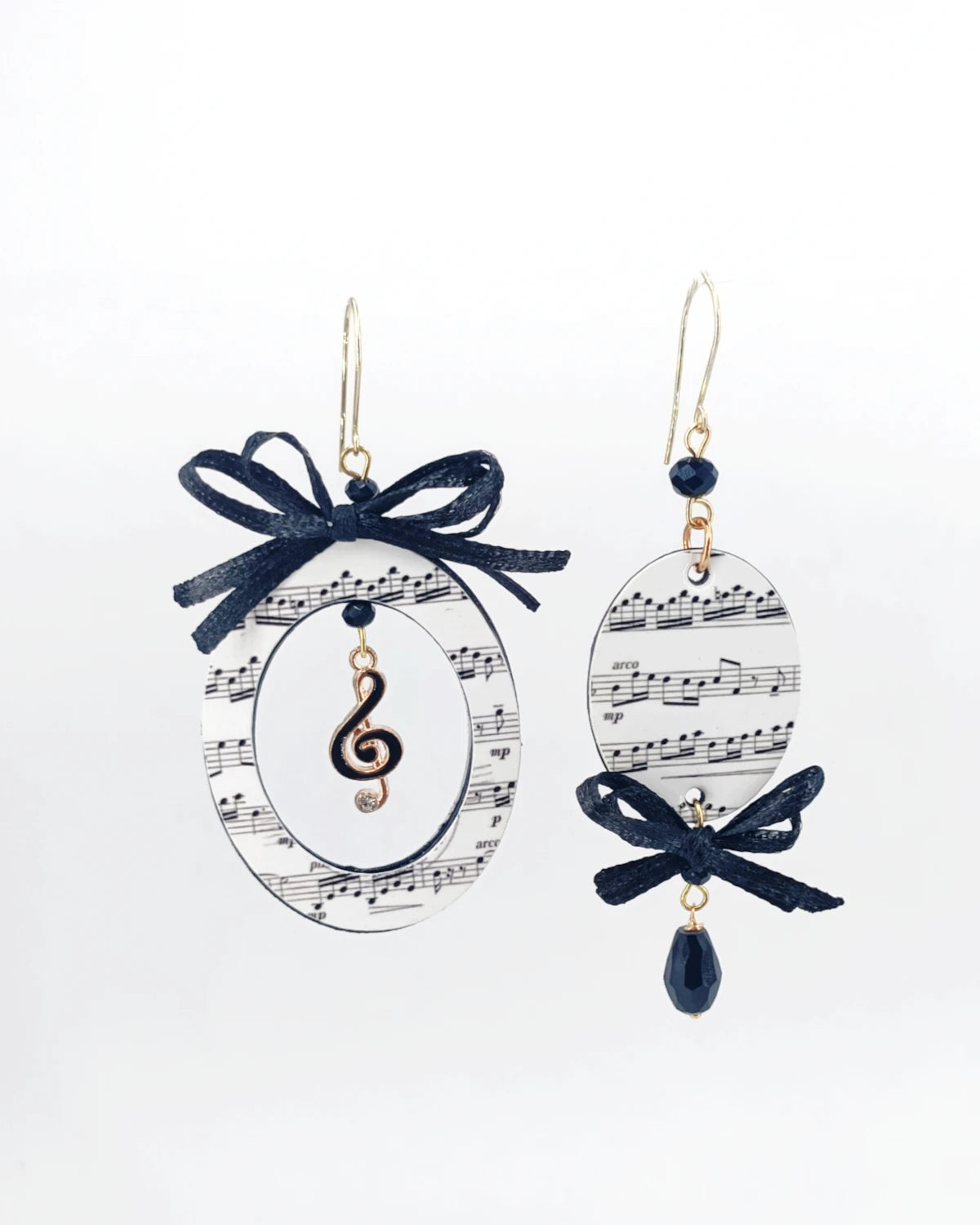 Orecchini Spartito musicale
