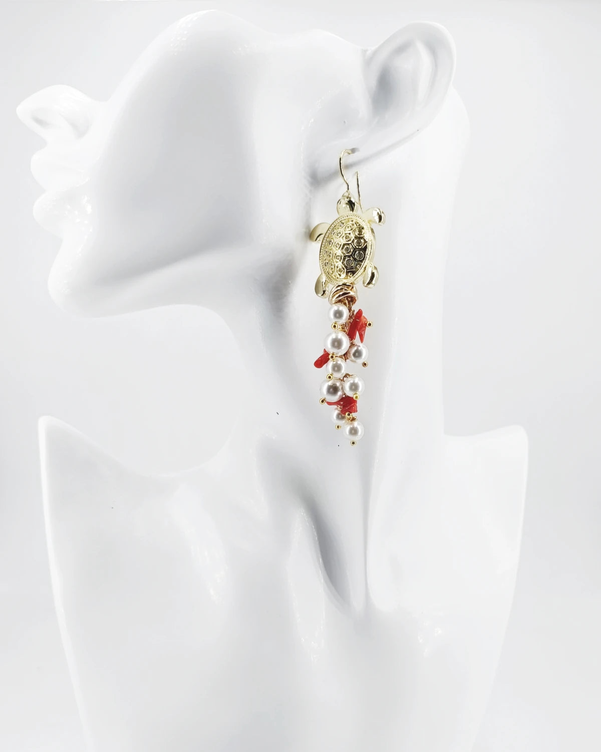 Orecchini Tartaruga su manichino