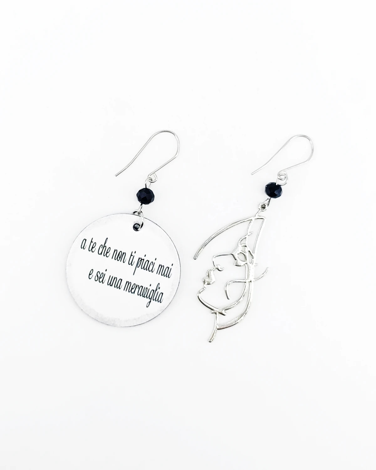 Orecchini di carta A te che non ti piaci mai e sei una meraviglia