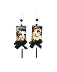 Orecchini di carta Betty boop elegante