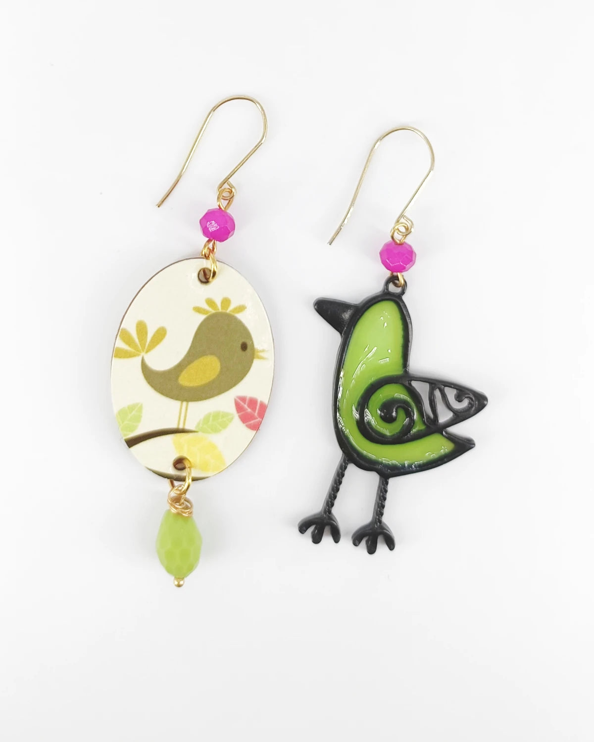 Orecchini di carta Bird