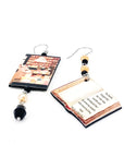 Orecchini di carta Book