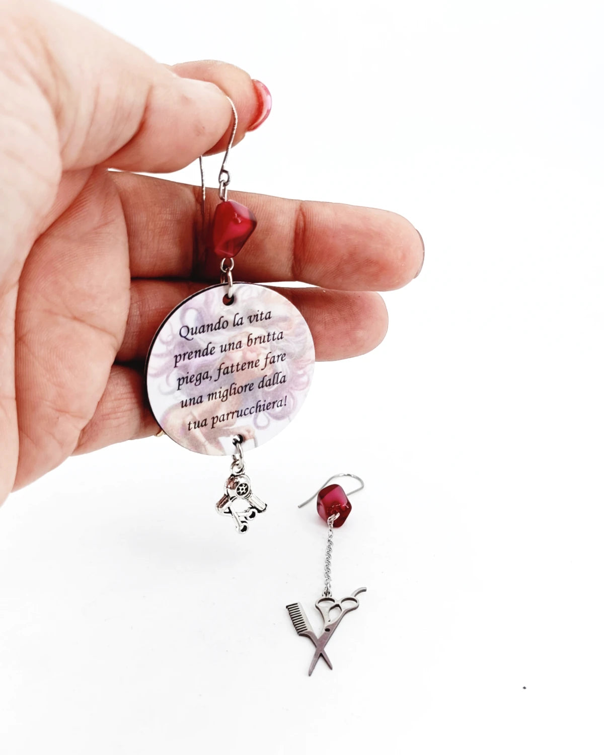 Orecchini di carta Brutta piega