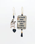 Orecchini di carta Bulldog francese