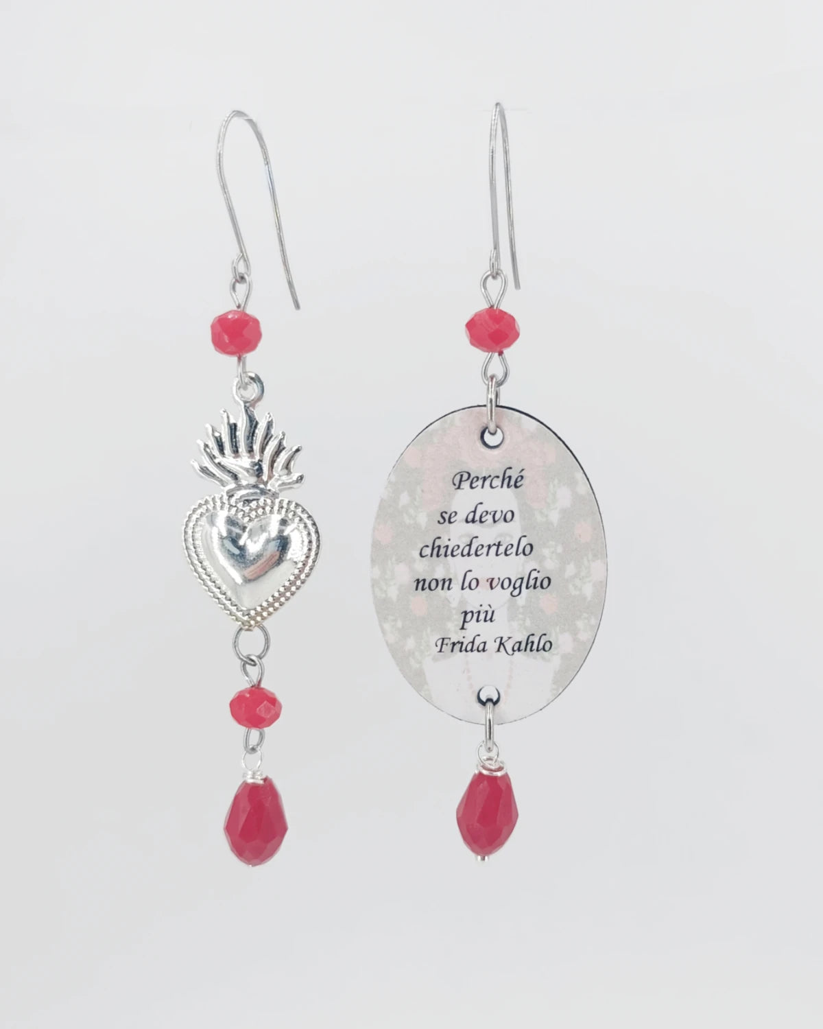 Orecchini di carta Ciò che conta non va chiesto