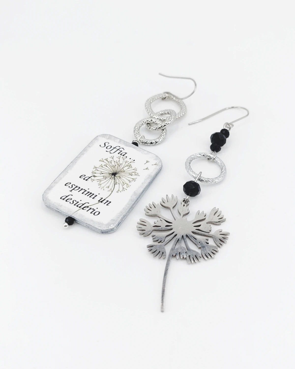 Orecchini di carta Desiderio in Volo esprimi un desiderio