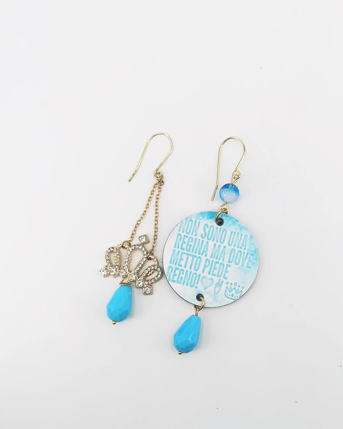 Orecchini di carta Dove metto piede regno