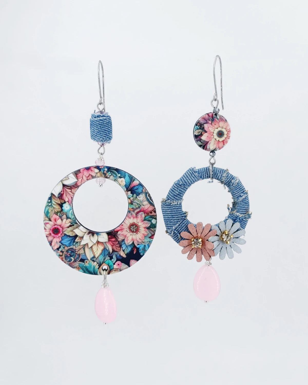 Orecchini di carta Fior di jeans