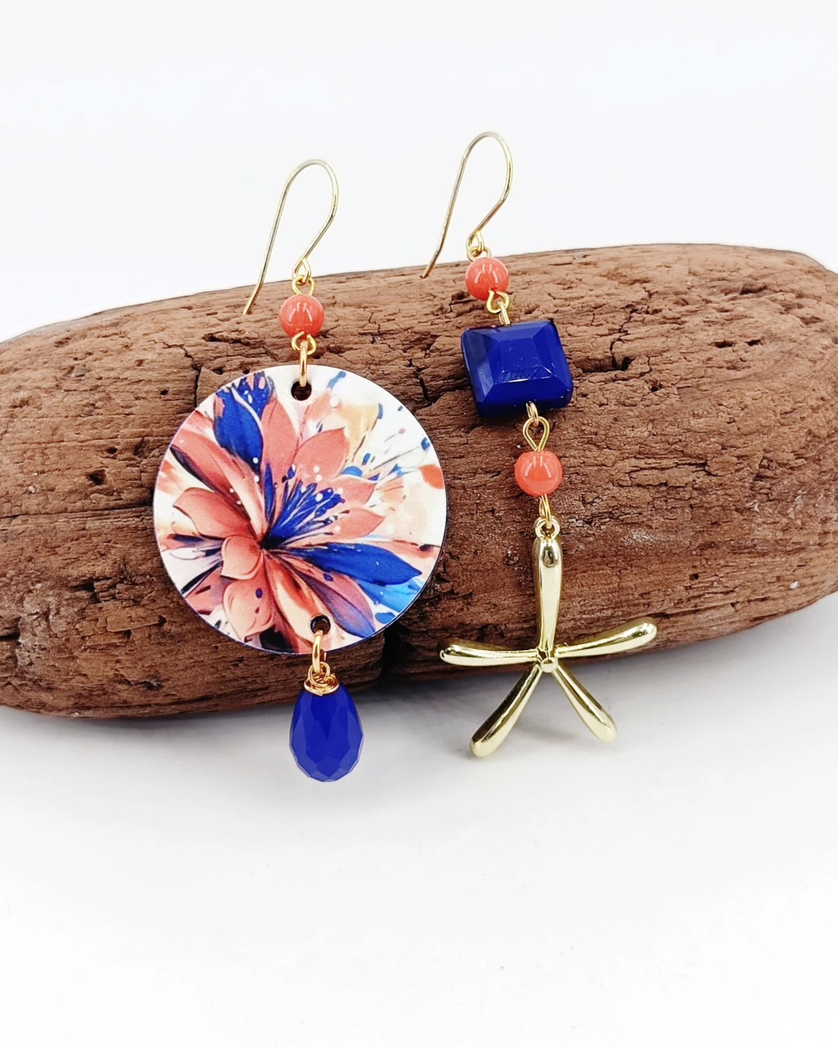 Orecchini di carta Fiore stilizzato