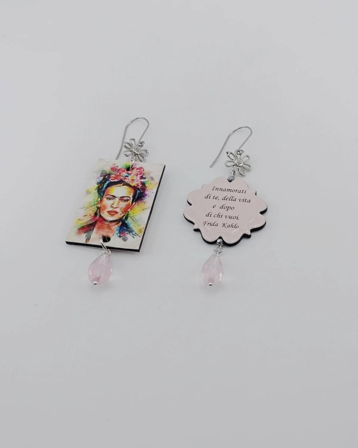 Orecchini di carta Frida Kahlo innamorati di te