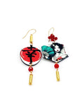 Orecchini di carta Geisha and happiness