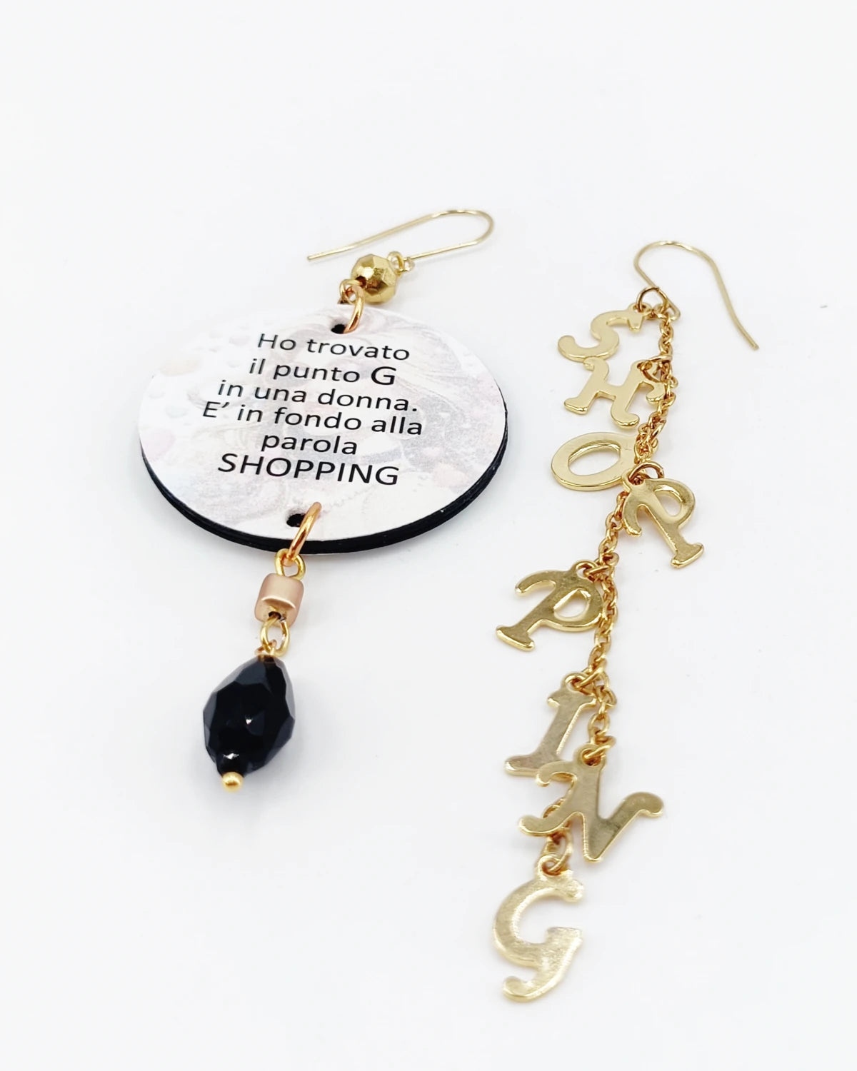 Orecchini di carta Ho trovato il punto G