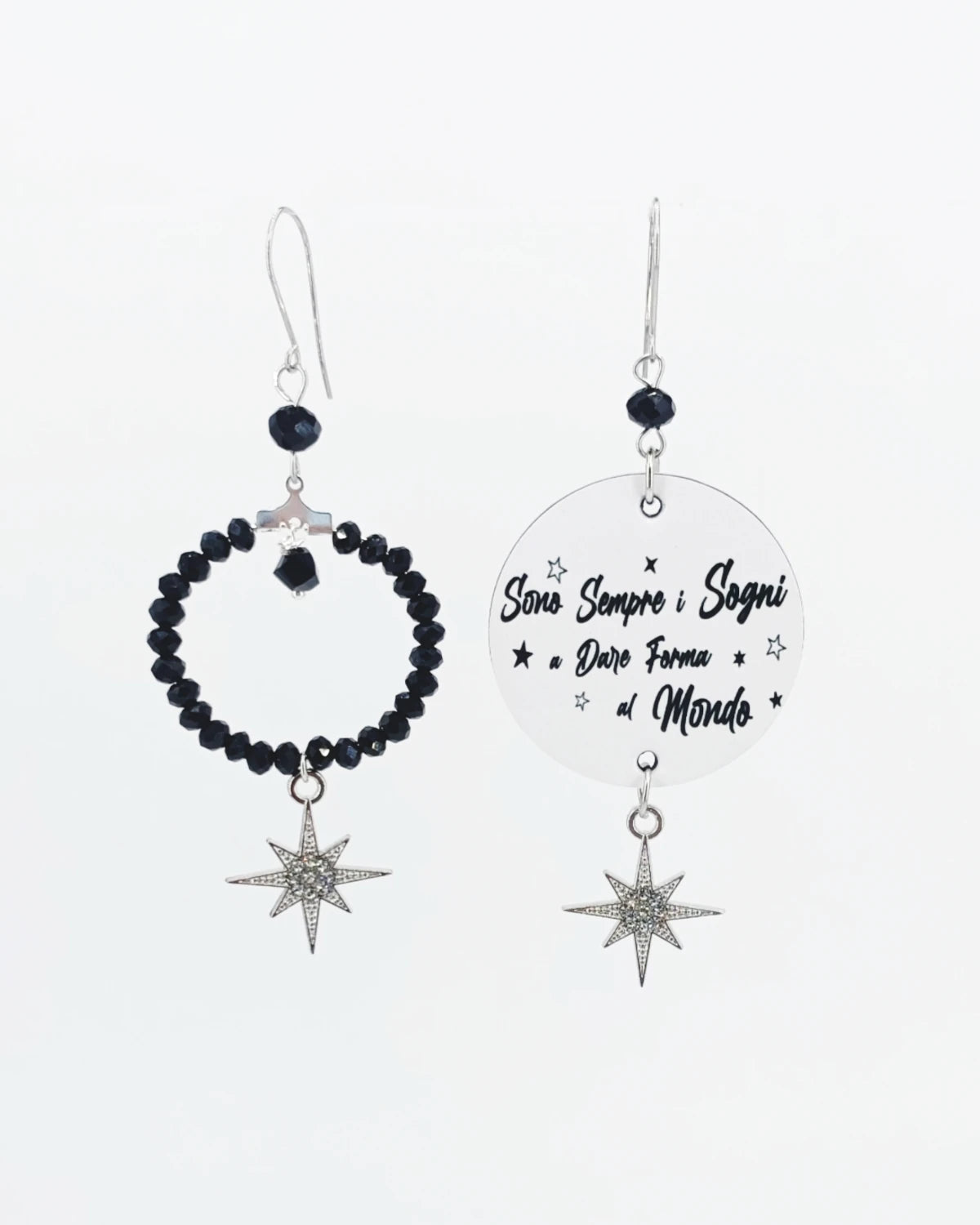 Orecchini di carta I sogni danno forma al mondo