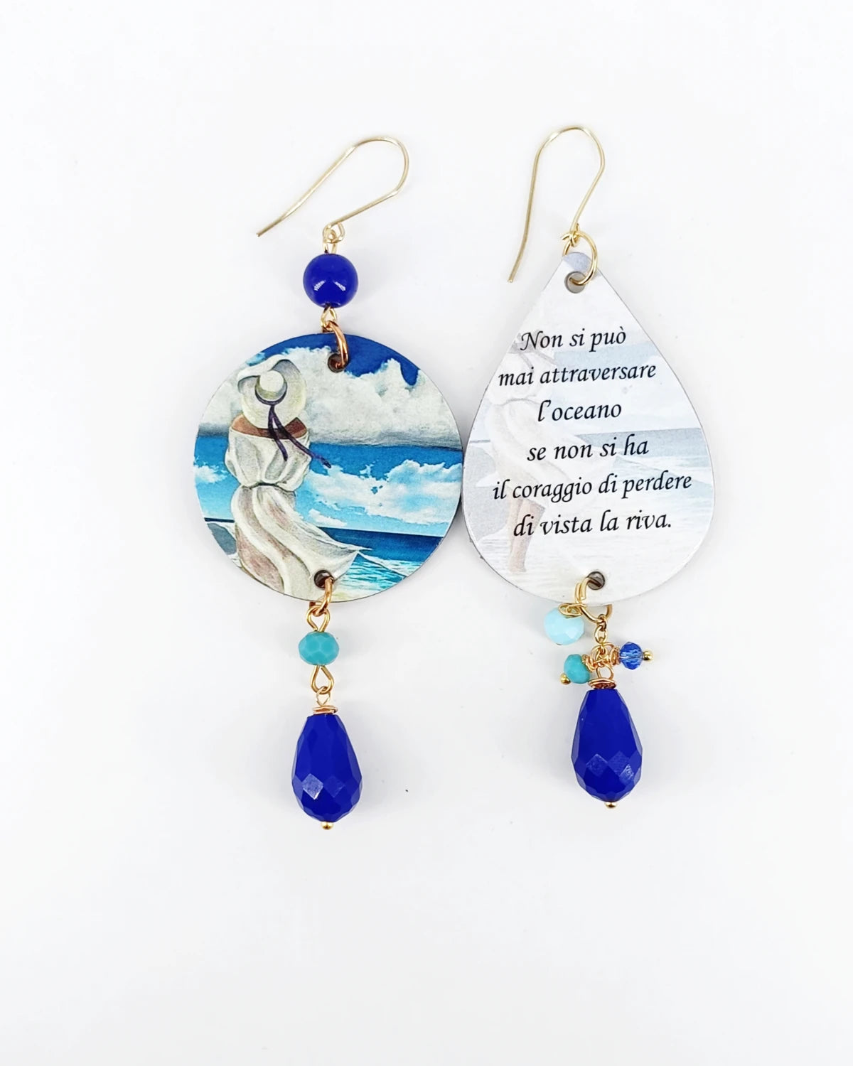 Orecchini di carta Il coraggio di perdere di vista la riva