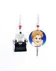 Orecchini di carta Jessica Fletcher