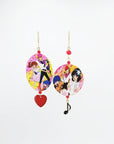 Orecchini di carta Kiss me Licia