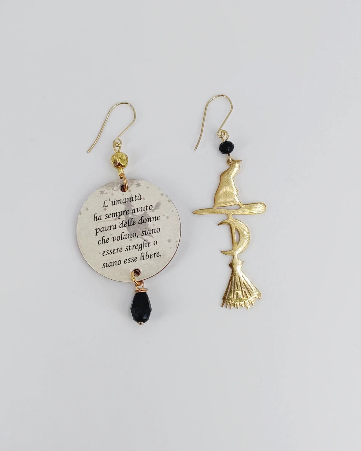 Orecchini di carta Le donne che volano