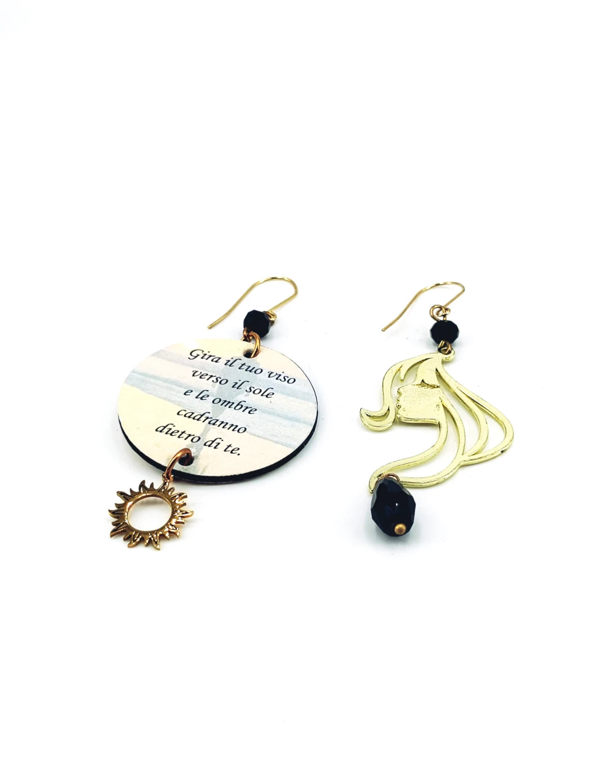 Orecchini di carta Le ombre dietro di te