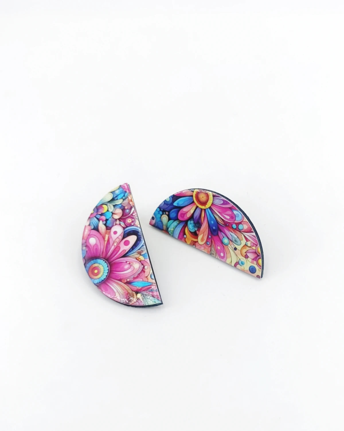 Orecchini di carta Lobo fiorito