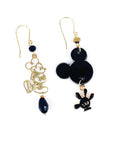 Orecchini di carta Mickey Mouse acciaio