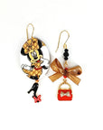 Orecchini di carta Minnie glamour