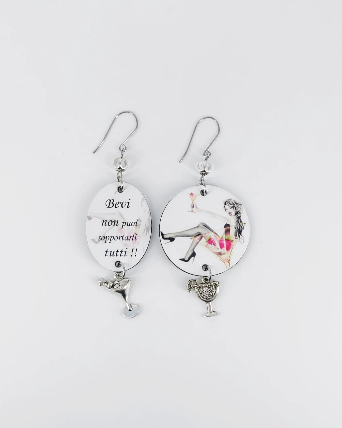 Orecchini di carta Non puoi sopportarli tutti