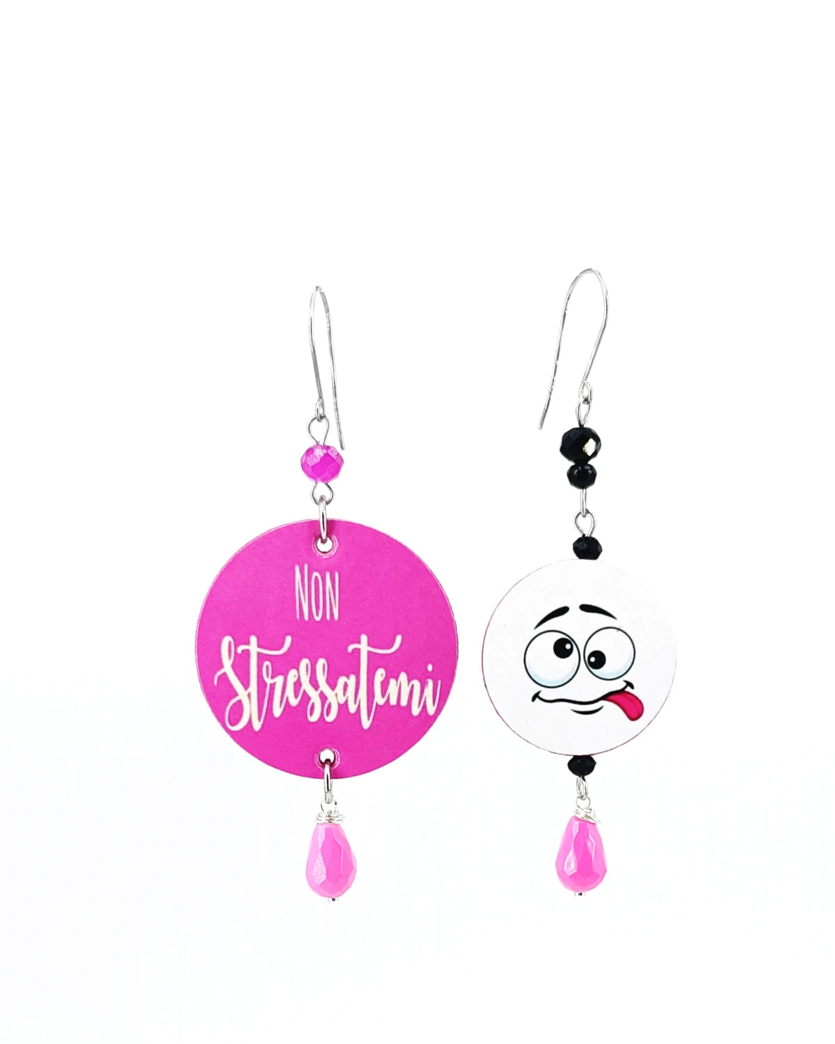 Orecchini di carta Non stressatemi