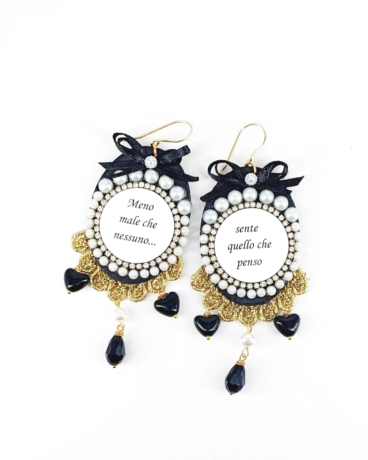 Orecchini di carta Pensieri silenziosi