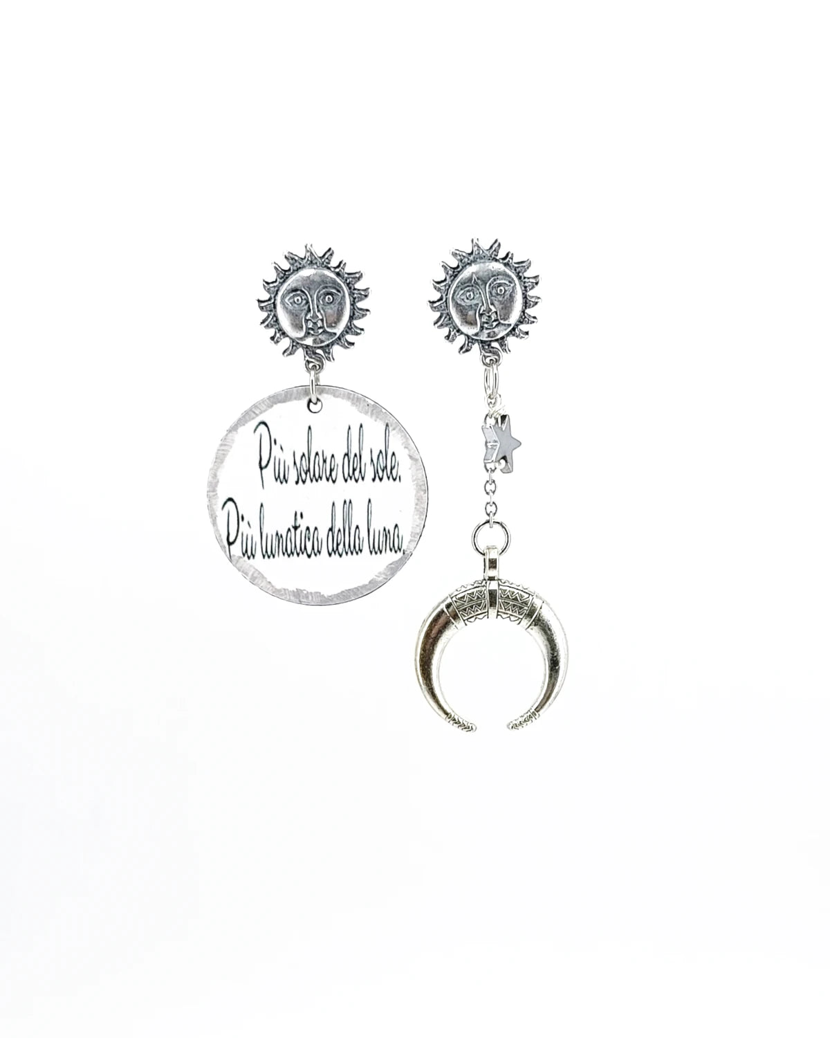 Orecchini di carta Più lunatica della luna