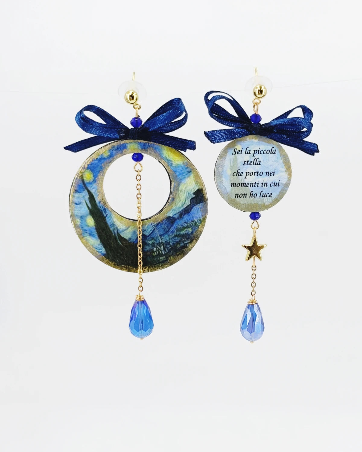 Orecchini di carta Piccola stella