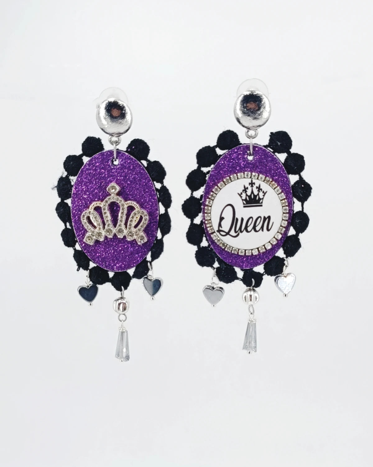 Orecchini di carta Queen