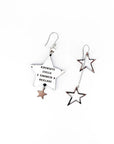 Orecchini di carta Ripensati stella e brilla