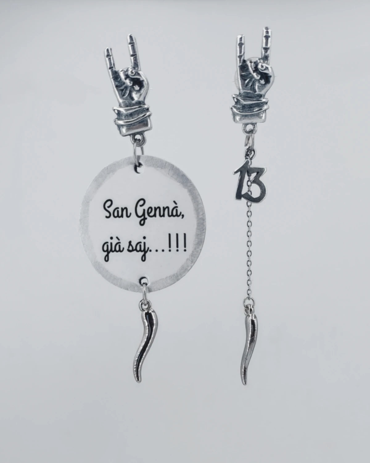 Orecchini di carta San Genna' già saj