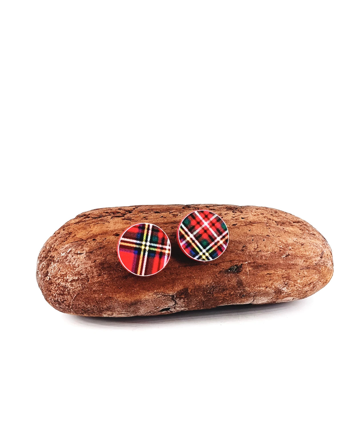 Orecchini di carta Scozzesi a lobo