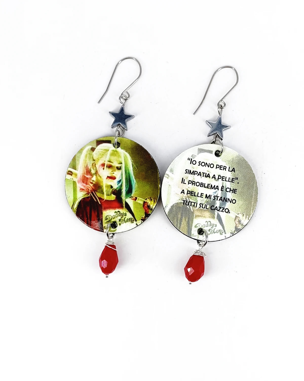Orecchini di carta Simpatia a pelle