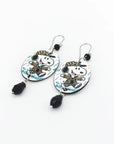 Orecchini di carta Snoopy animalier