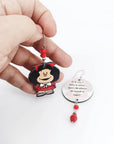 Orecchini di carta Spero mi rassodi il culo mafalda